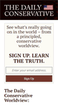 Mobile Screenshot of dailyconservative.com